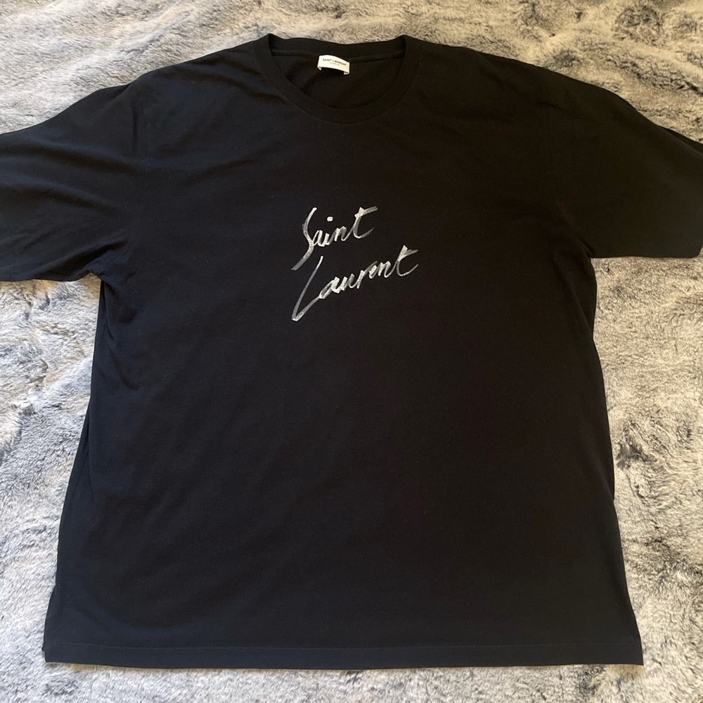XXL Classic men’s Saint Laurent logo Tee.